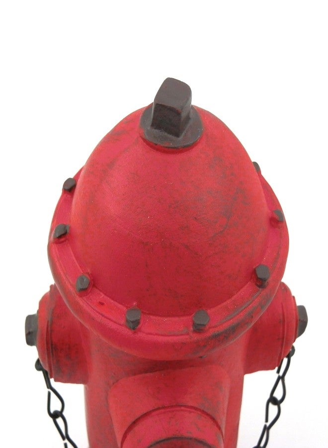 Ornerx Fire Hydrant Money Box Resin Piggy Bank 6" - Image 4